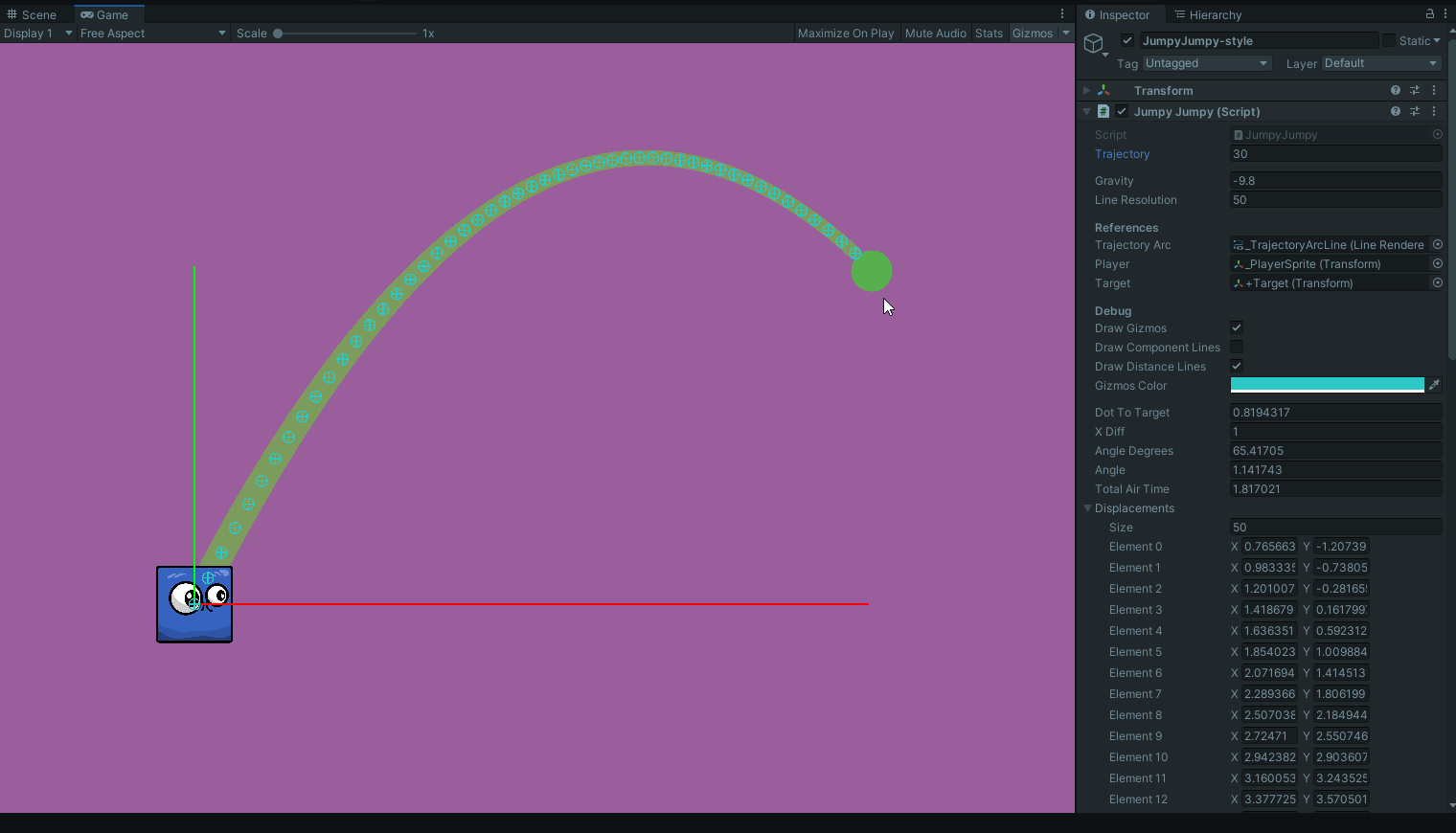 traversal arc implemented